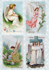 Decoupage Queen Decoupage Queen Easter Angels A4
