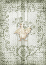 Decoupage Queen Decoupage Queen Grain Sack Chicks A4