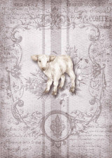 Decoupage Queen Decoupage Queen Grain Sack Lamb A4