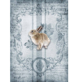 Decoupage Queen Decoupage Queen Grain Sack Bunny A4