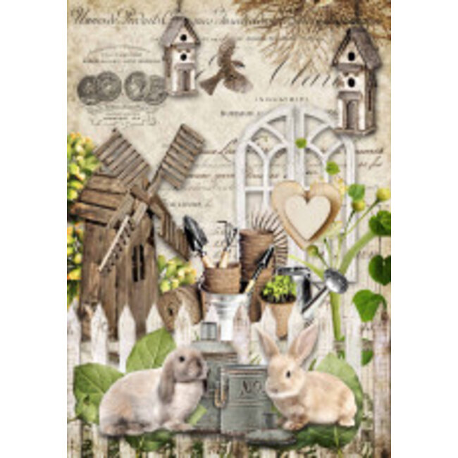 Decoupage Queen Decoupage Queen Garden Friends A4