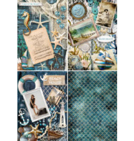 Decoupage Queen Decoupage Queen Coastal 4 Pack A4