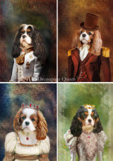 Decoupage Queen Roberta Marone - The Cavalier Gang A4