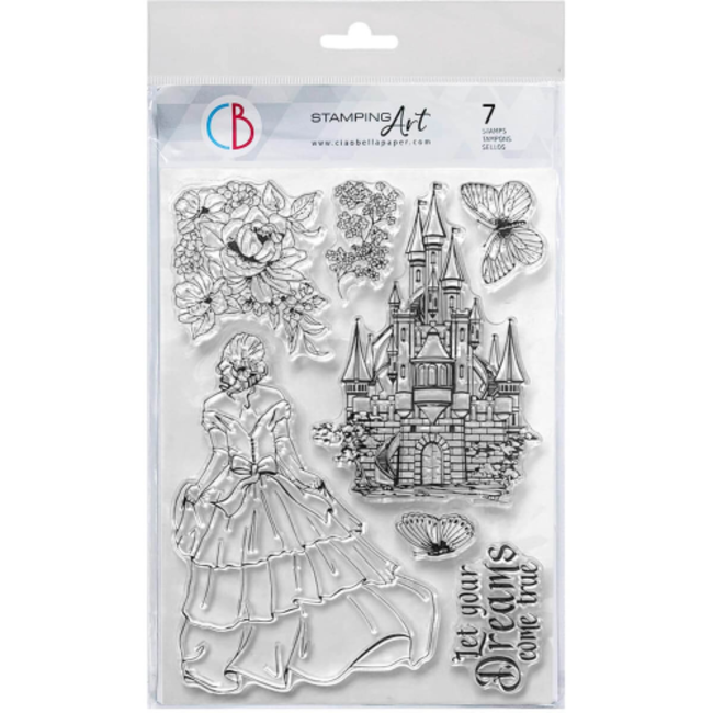Ciao Bella Clear Stamp Set 6"x8" Once upon a time