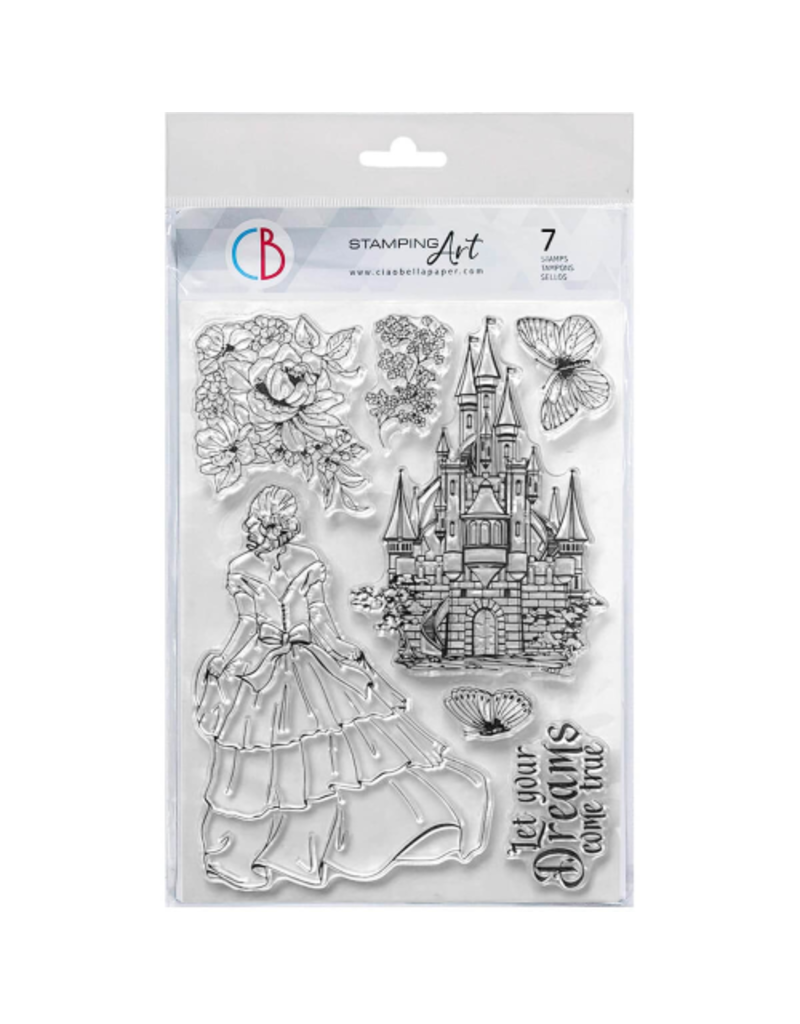 Ciao Bella Clear Stamp Set 6"x8" Once upon a time