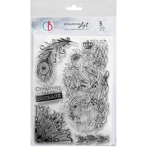 Ciao Bella Clear Stamp Set 6"x8" Believe in beauty