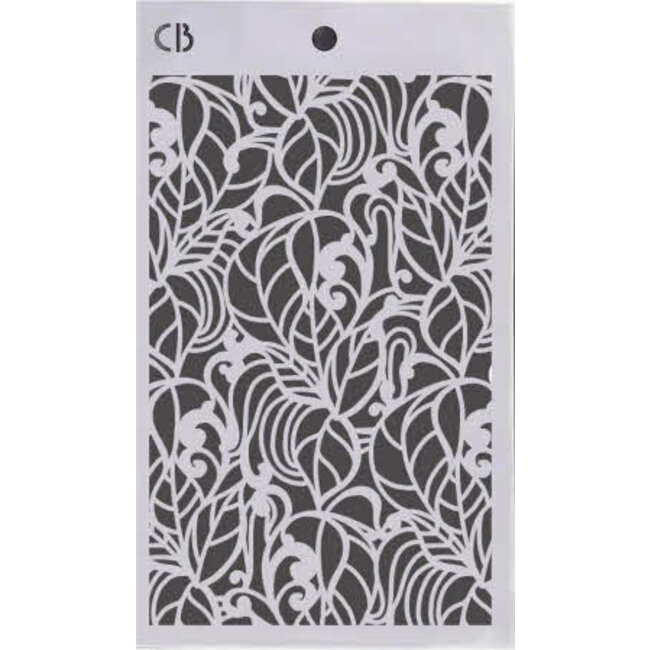 Ciao Bella Texture Stencil 5"x8" Emotion lines