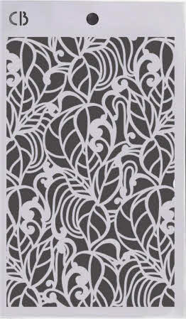 Ciao Bella Texture Stencil 5"x8" Emotion lines