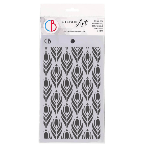 Ciao Bella Texture Stencil 5"x8" Ipnotic eyes