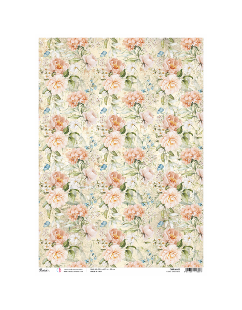 Ciao Bella Rice Paper A3 Floral sweetness