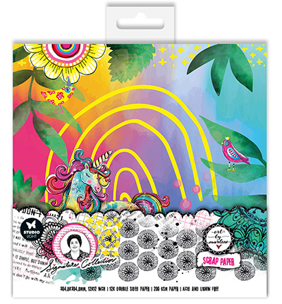 Studio Light ABM Paper Set Scrap Paper Signature Collection nr.25