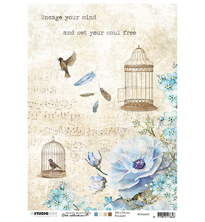 Studio Light Rice Paper, Jenine’s Mindful Art 3.0 Nr.02