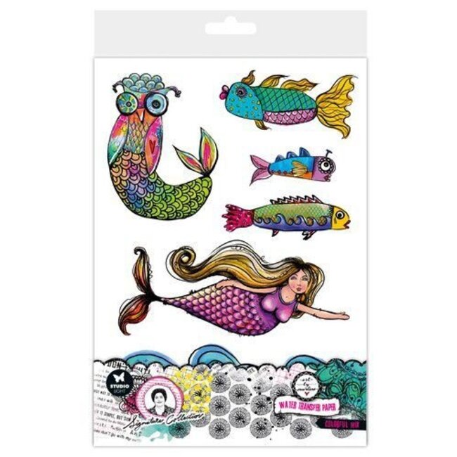 Studio Light ABM Water Transfer Paper Colorful mix Signature Collection nr.01