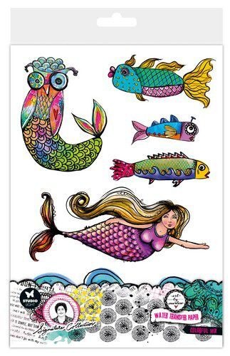 Studio Light ABM Water Transfer Paper Colorful mix Signature Collection nr.01