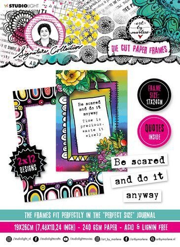 Studio Light ABM Die-cut Block Die-cut paper frames Signature Collection nr.40