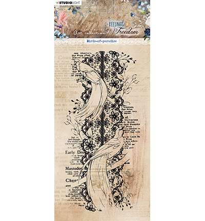 Studio Light JMA Clear Stamp Birds-of-paradise Feelings of Freedom nr.421