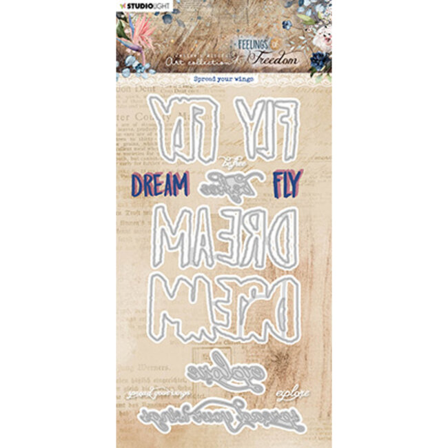 Studio Light JMA Cutting Die Spread your wings Feelings of Freedom nr.516