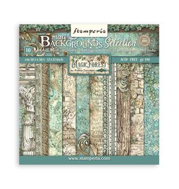 Stamperia Scrapbooking Pad 10 sheets cm 30,5x30,5 (12"x12") Maxi Background selection - Magic Forest