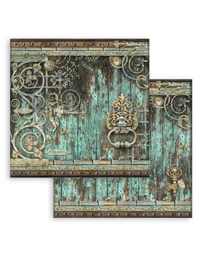 Stamperia  Scrapbooking Double face sheet - Magic Forest door ornaments
