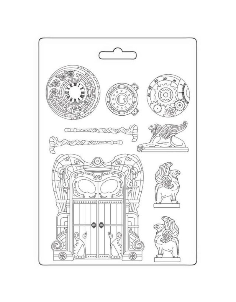 Stamperia Soft Mould A4 - Magic Forest door and elements