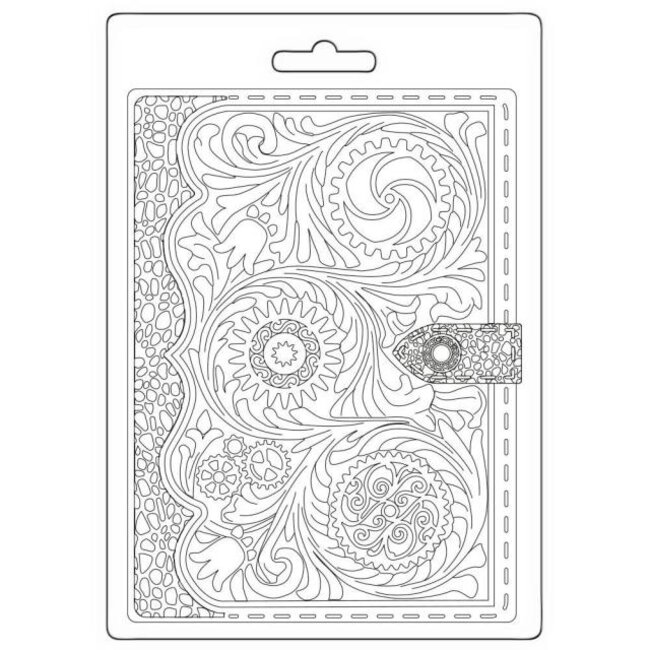 Stamperia Soft Mould A5 - Magic Forest book pattern