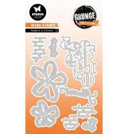 Studio Light SL Cutting Die Numbers & Flowers Grunge collection nr.503