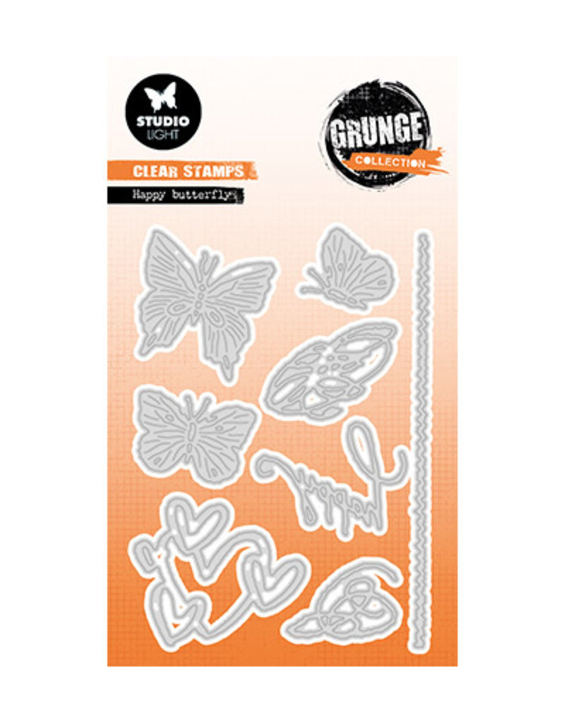 Studio Light SL Cutting Die Happy butterfly Grunge collection nr.502