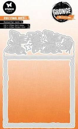 Studio Light SL Cutting Die Butterfly card Grunge collection nr.500