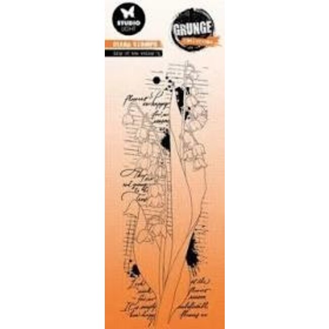Studio Light SL Clear Stamp Lily of the valley Grunge collection nr.395