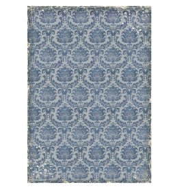 Stamperia A4 Rice paper packed - Vintage Library wallpaper