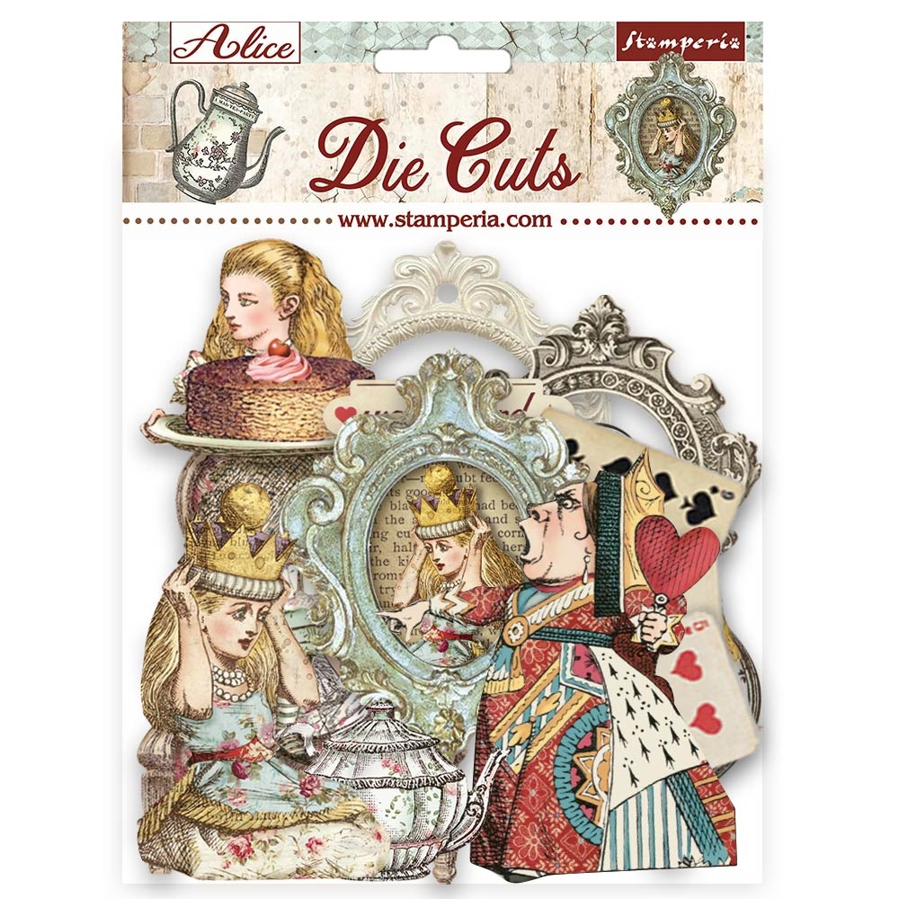 Stamperia Die cuts assorted - Alice Forever