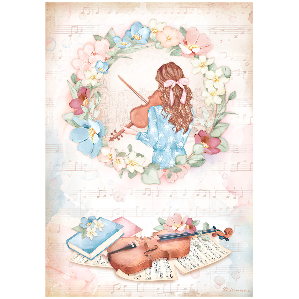 Stamperia Cosmos Infinity Double Face Sheet – Rounds