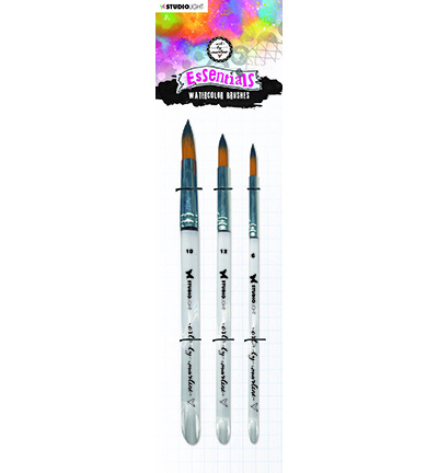 Studio Light ABM Watercolor brushes Set of 3 Essentials nr.04