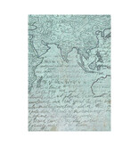 Stamperia Selection 8 Rice paper A6 backgrounds - Around the world