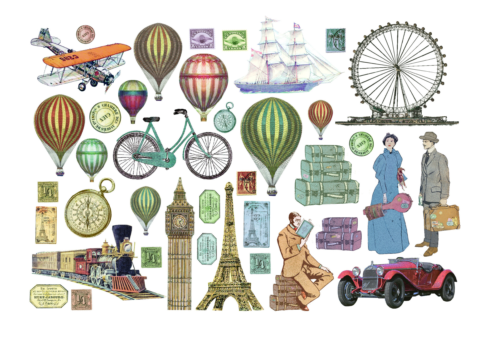 Stamperia Ephemera  - Around the world