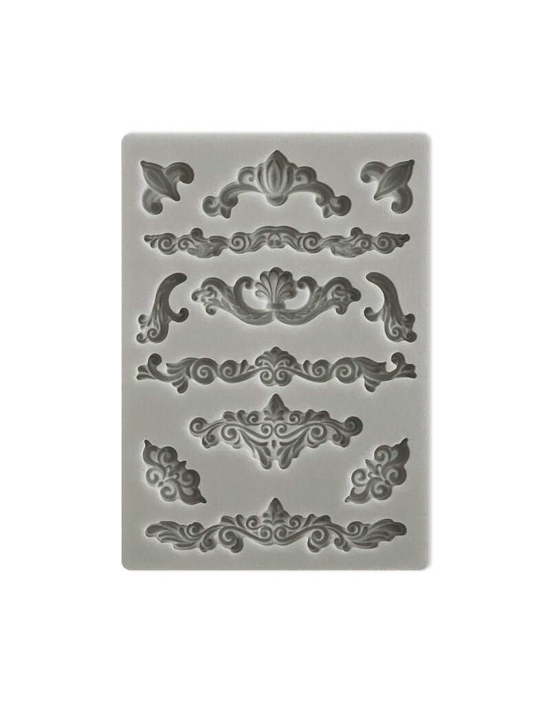 Stamperia Silicon mold A6 - Sunflower Art corners and embellishments