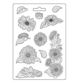 Stamperia Soft Mould A4 - Sunflower Art