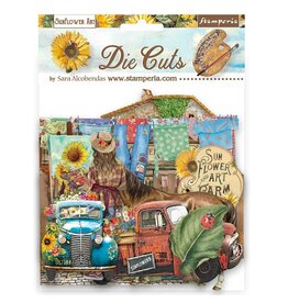 Stamperia Die cuts assorted - Sunflower Art