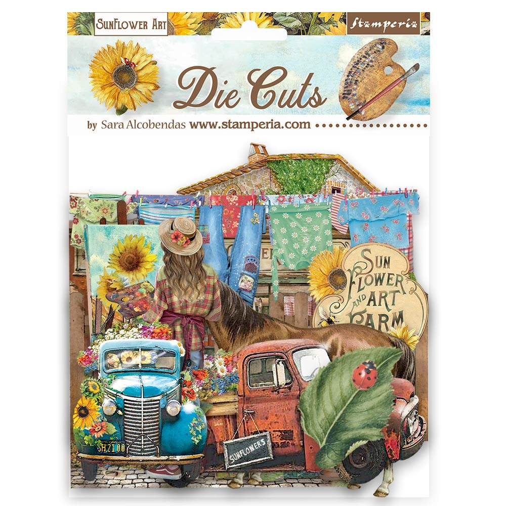 Stamperia Die cuts assorted - Sunflower Art