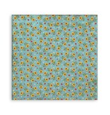 Stamperia Pack 4 sheets fabric cm 30x30 - Sunflower Art