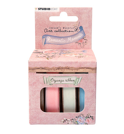 Studio Light JMA Ribbon Organza, 4x 1 cm, 10 m Romantic Moments nr.01