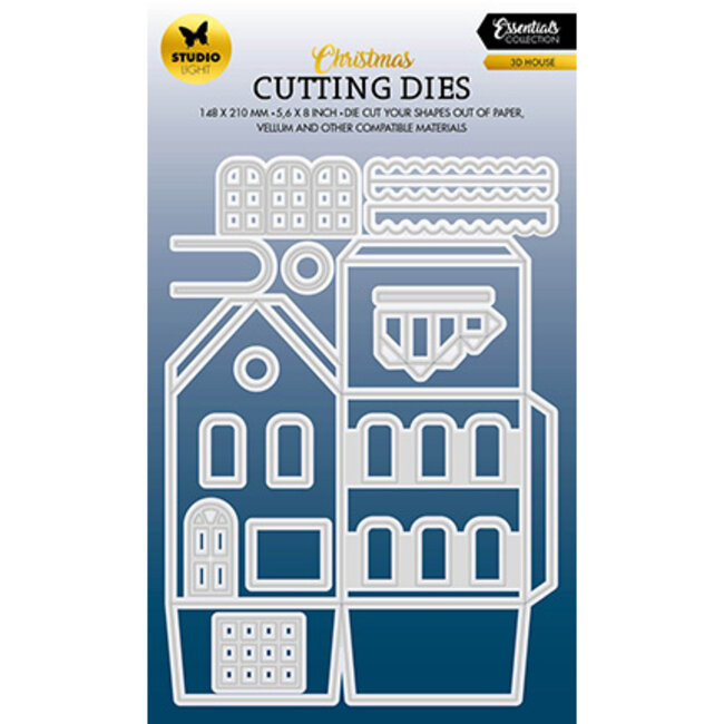 Studio Light SL Cutting Dies 3D House Essentials nr.550
