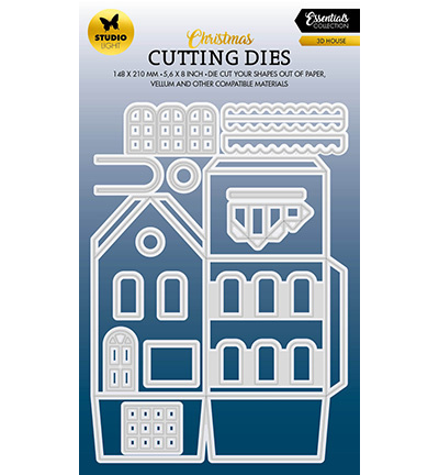 Studio Light SL Cutting Dies 3D House Essentials nr.550