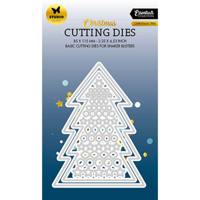 Studio Light SL Cutting Dies Christmas tree Essentials nr.559
