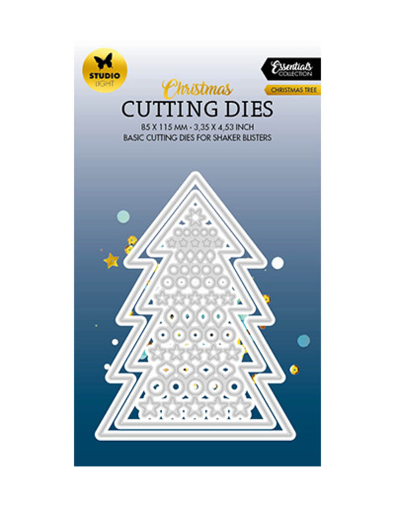 Studio Light SL Cutting Dies Christmas tree Essentials nr.559