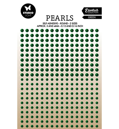 Studio Light SL Self-adhesive Pearls Green pearls Essentials nr.23