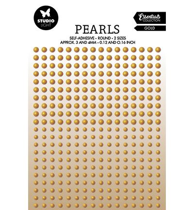 Studio Light SL Self-adhesive Pearls Gold pearls Essentials nr.25