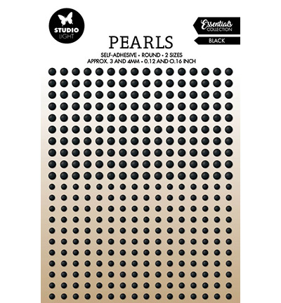Studio Light SL Self-adhesive Pearls Black pearls Essentials nr.30