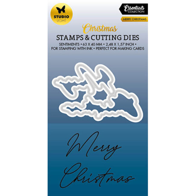 Studio Light SL Stamps & Cutting dies Merry Christmas Essentials nr.60