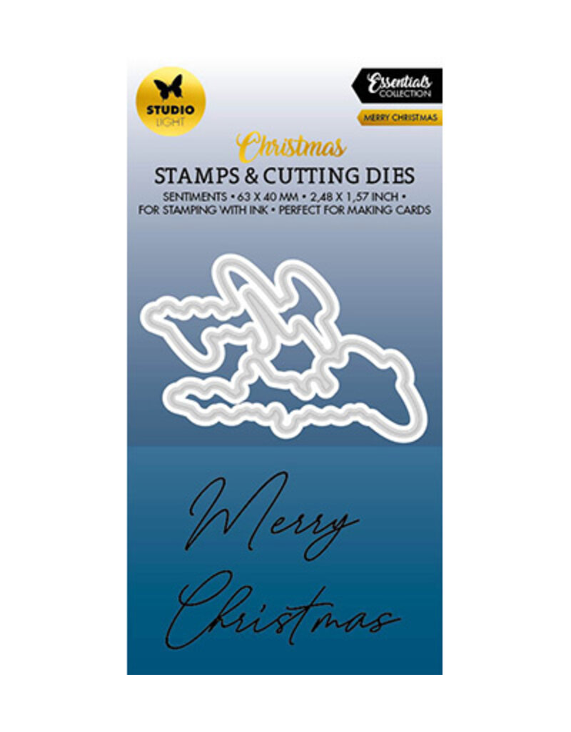 Studio Light SL Stamps & Cutting dies Merry Christmas Essentials nr.60